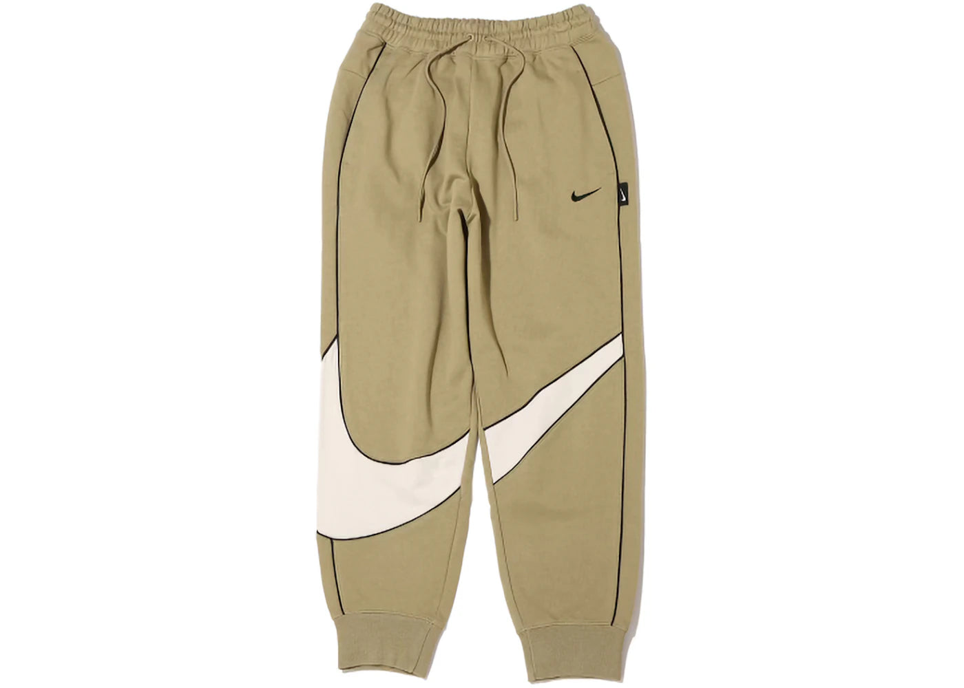 Nike Sportswear Big Swoosh Fleece Pants (Asia Sizing) Nautral Olive/Light Bone