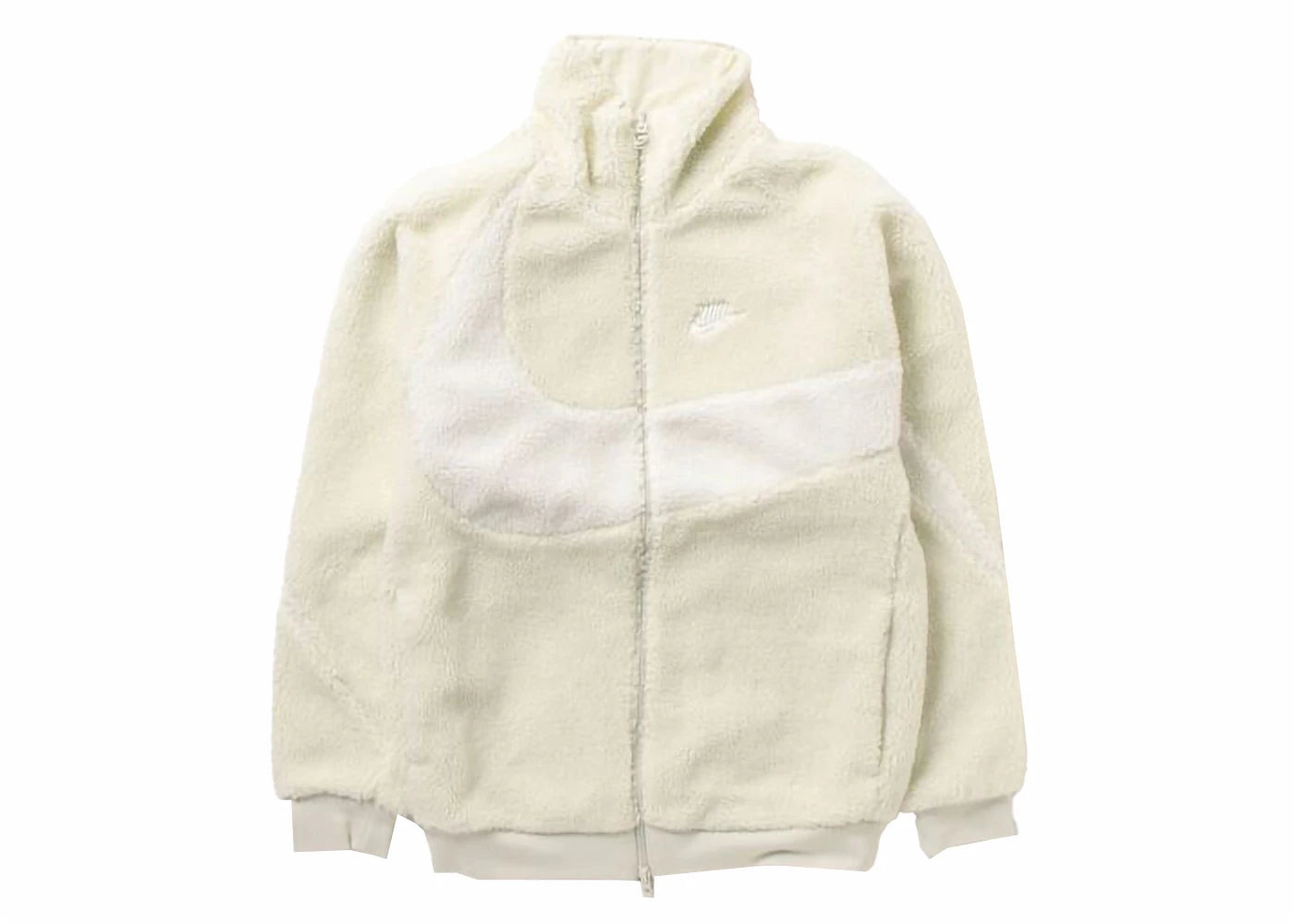 Nike Sportswear Big Swoosh Reversible Boa Jacket (Asia Sizing) Sea Glass/Sail