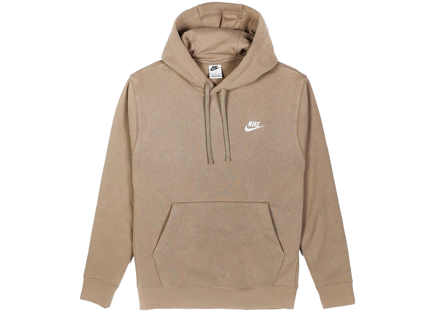Nike Sportswear Club Fleece Pullover Hoodie Brown/White