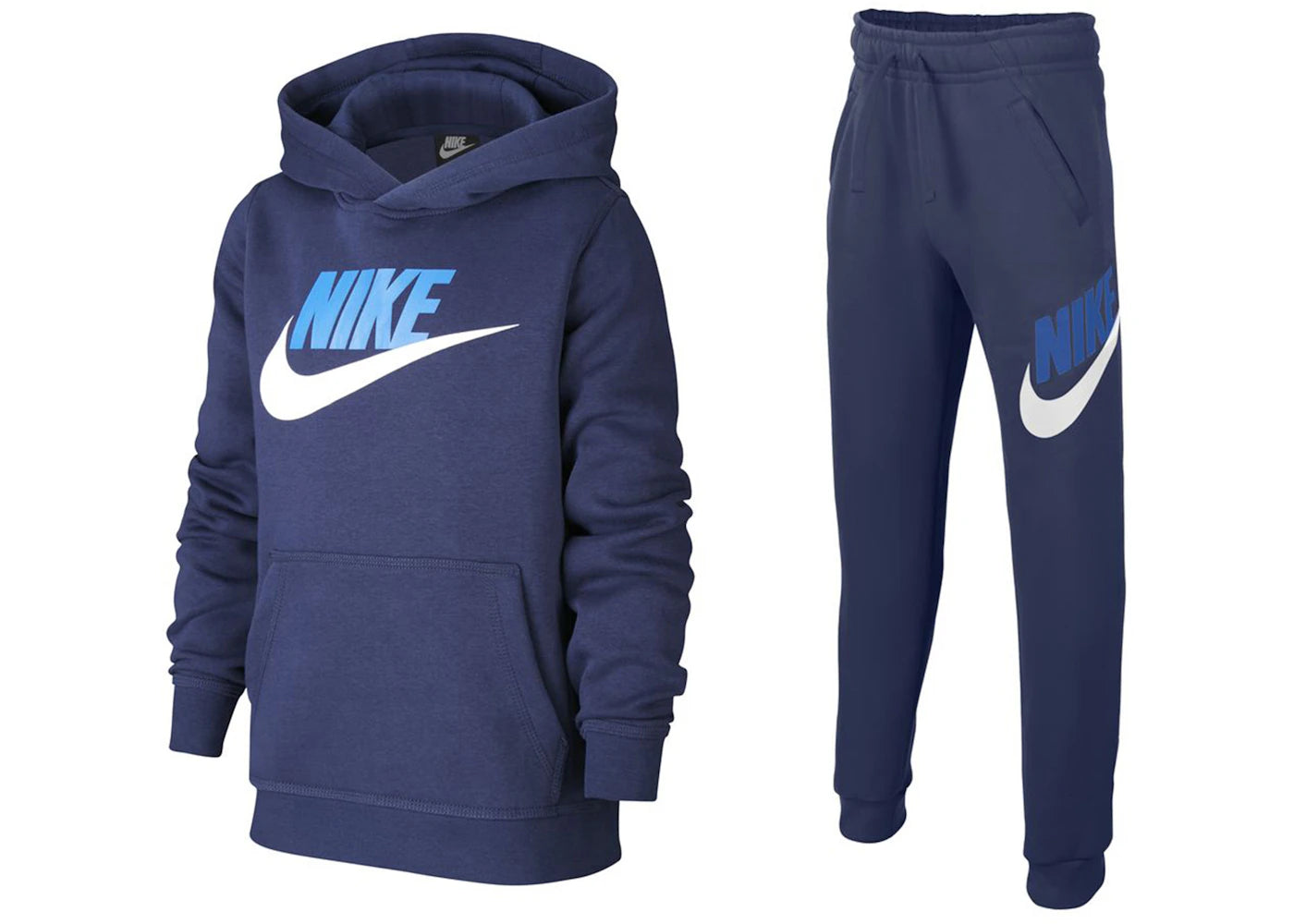 Nike Sportswear Club Fleece Pullover Hoodie & Joggers Set Midnight Navy
