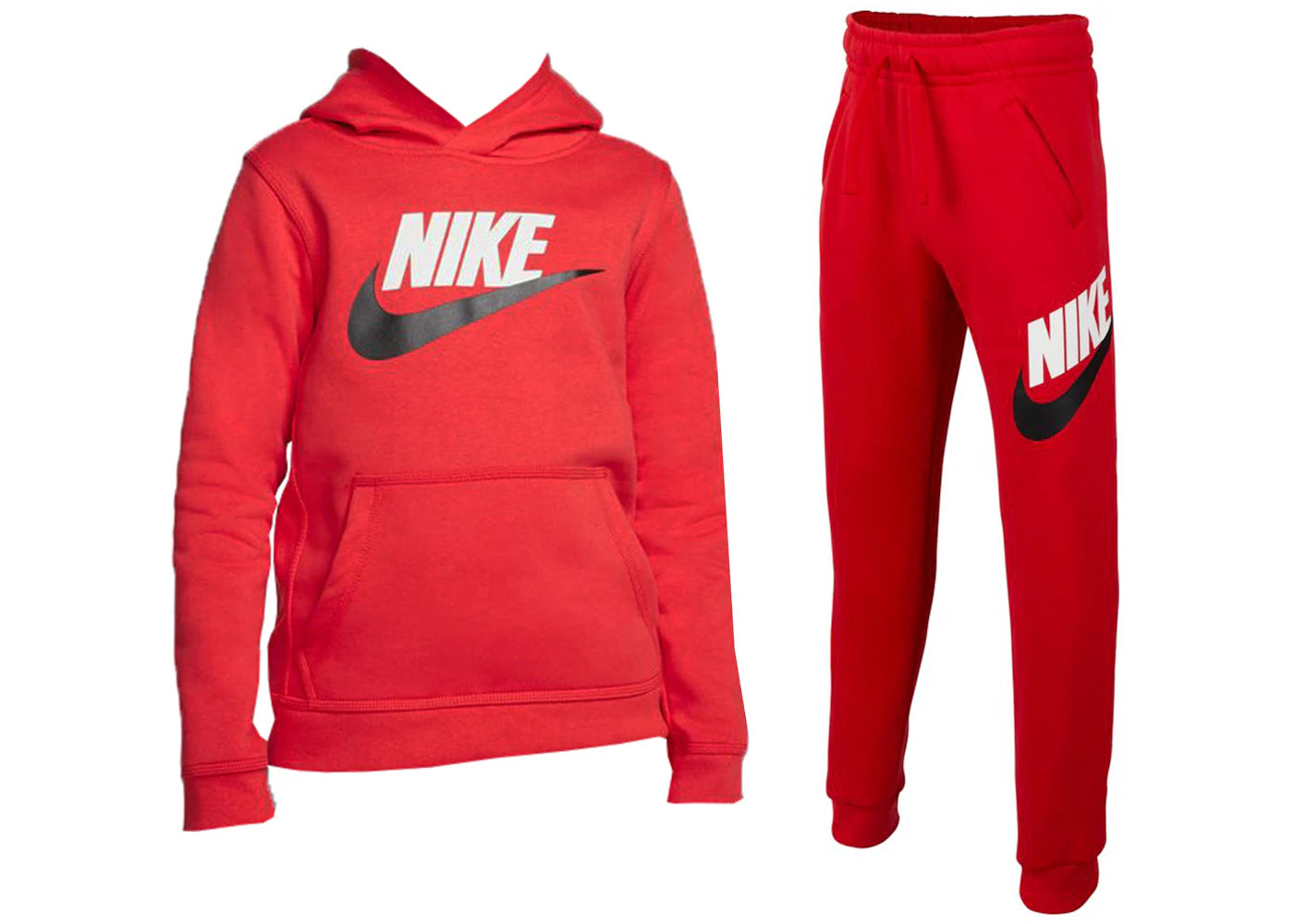 Nike Sportswear Club Fleece Pullover Hoodie & Joggers Set University Red