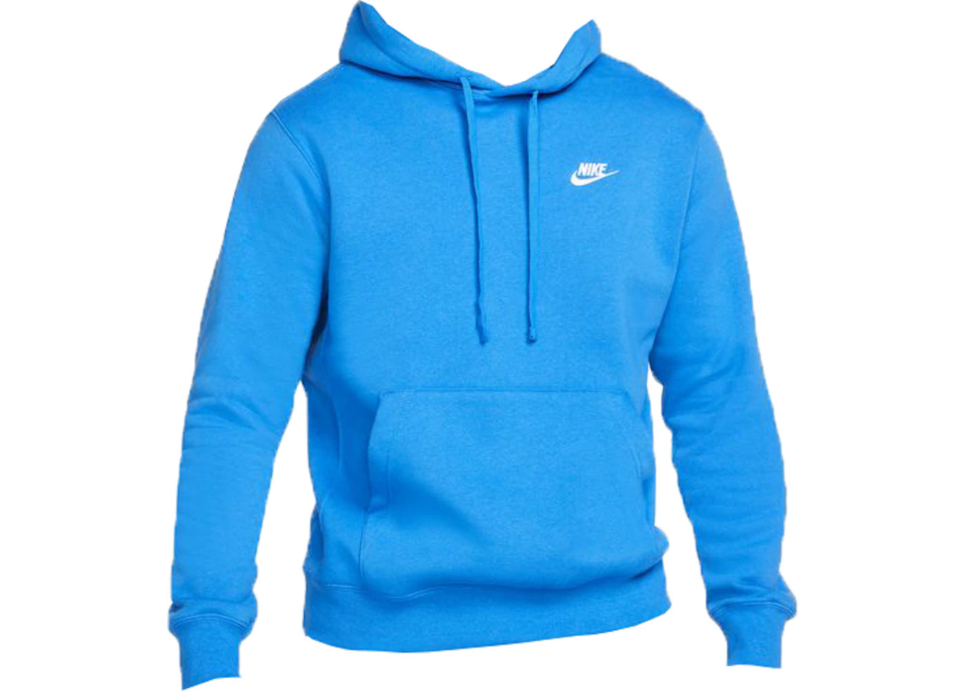 Nike Sportswear Club Fleece Pullover Hoodie Signal Blue/Signal Blue/White