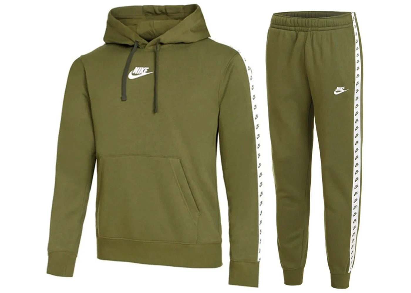 Nike Sportswear Essential Fleece Tracksuit Light Green