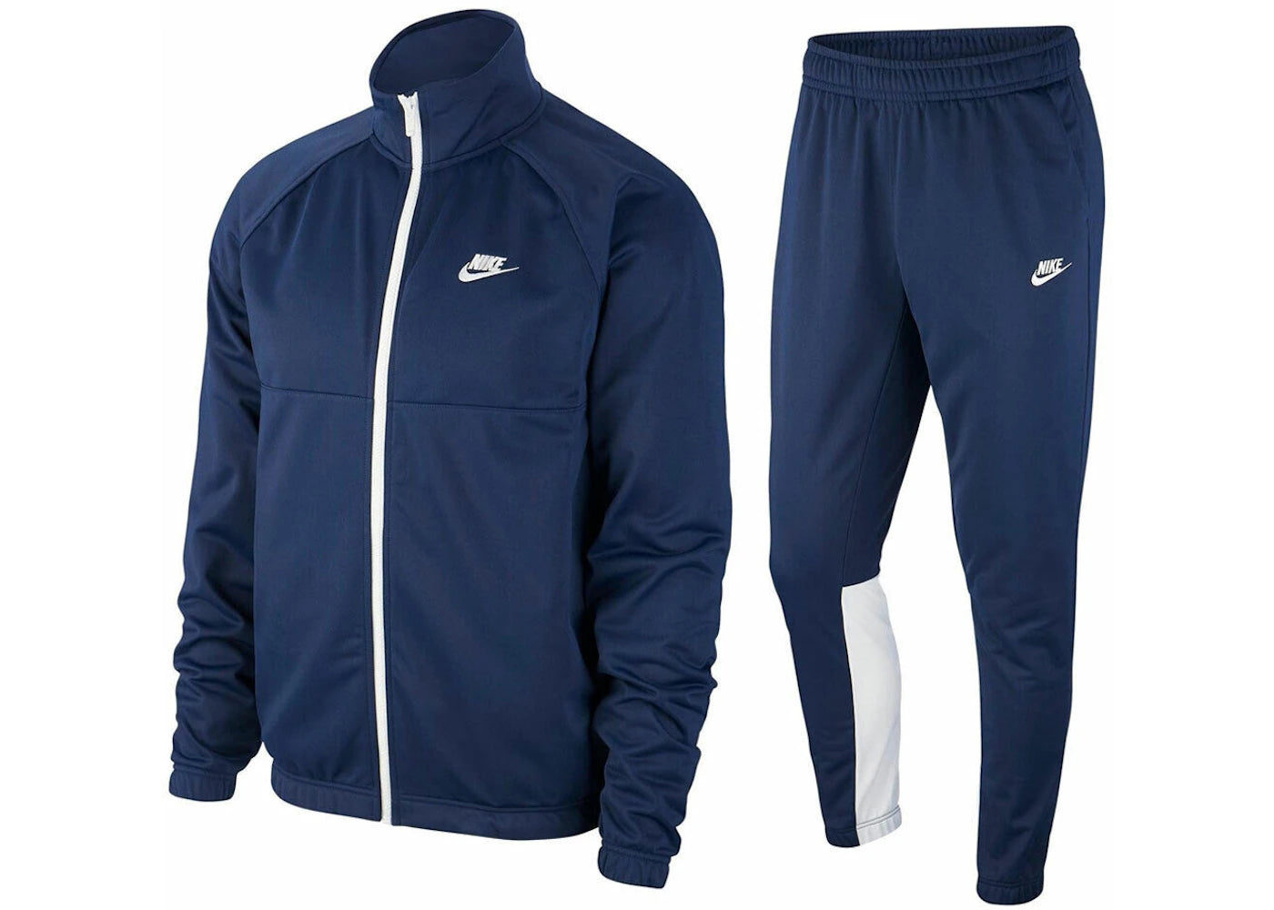 Nike Sportswear Essentials Tracksuit Navy Blue