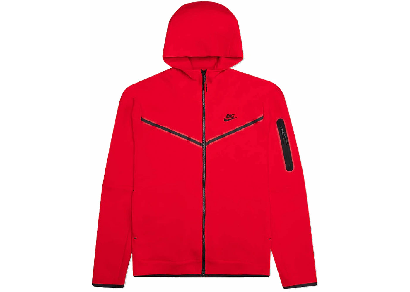 Nike Sportswear Kids' Tech Fleece Full-Zip Hoodie University Red/Black