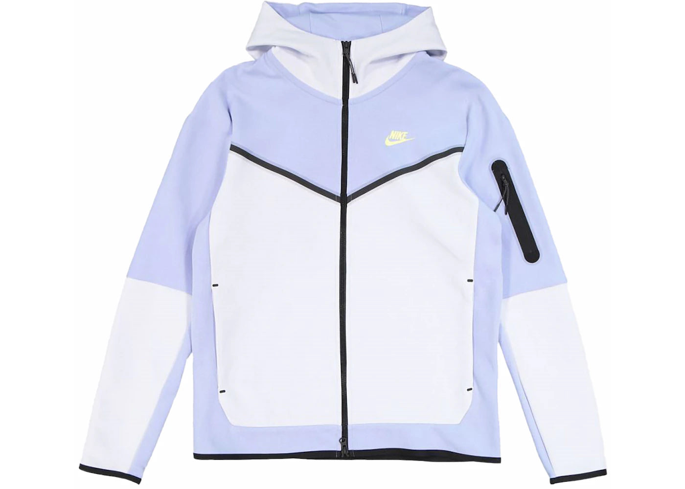 Nike Sportswear Kids Tech Fleece Full Zip Hoodie Cobalt Bliss/Football Grey/Light Lemon Twist
