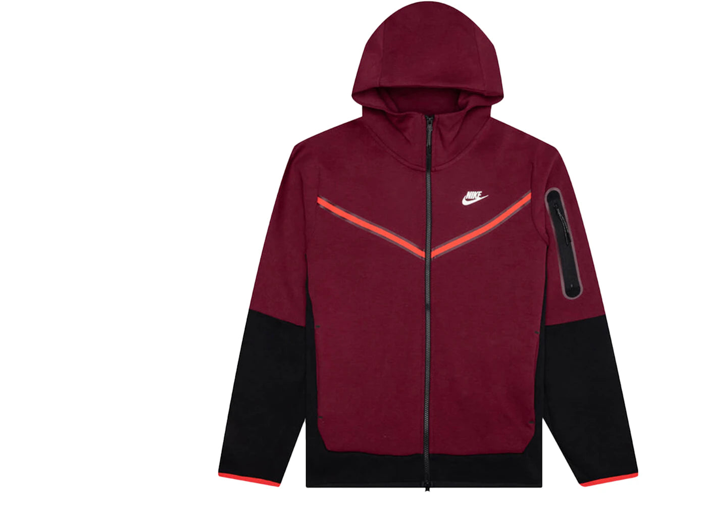 Nike Sportswear Tech Fleece Full-Zip Hoodie Dark Beetroot/Black/Phantom