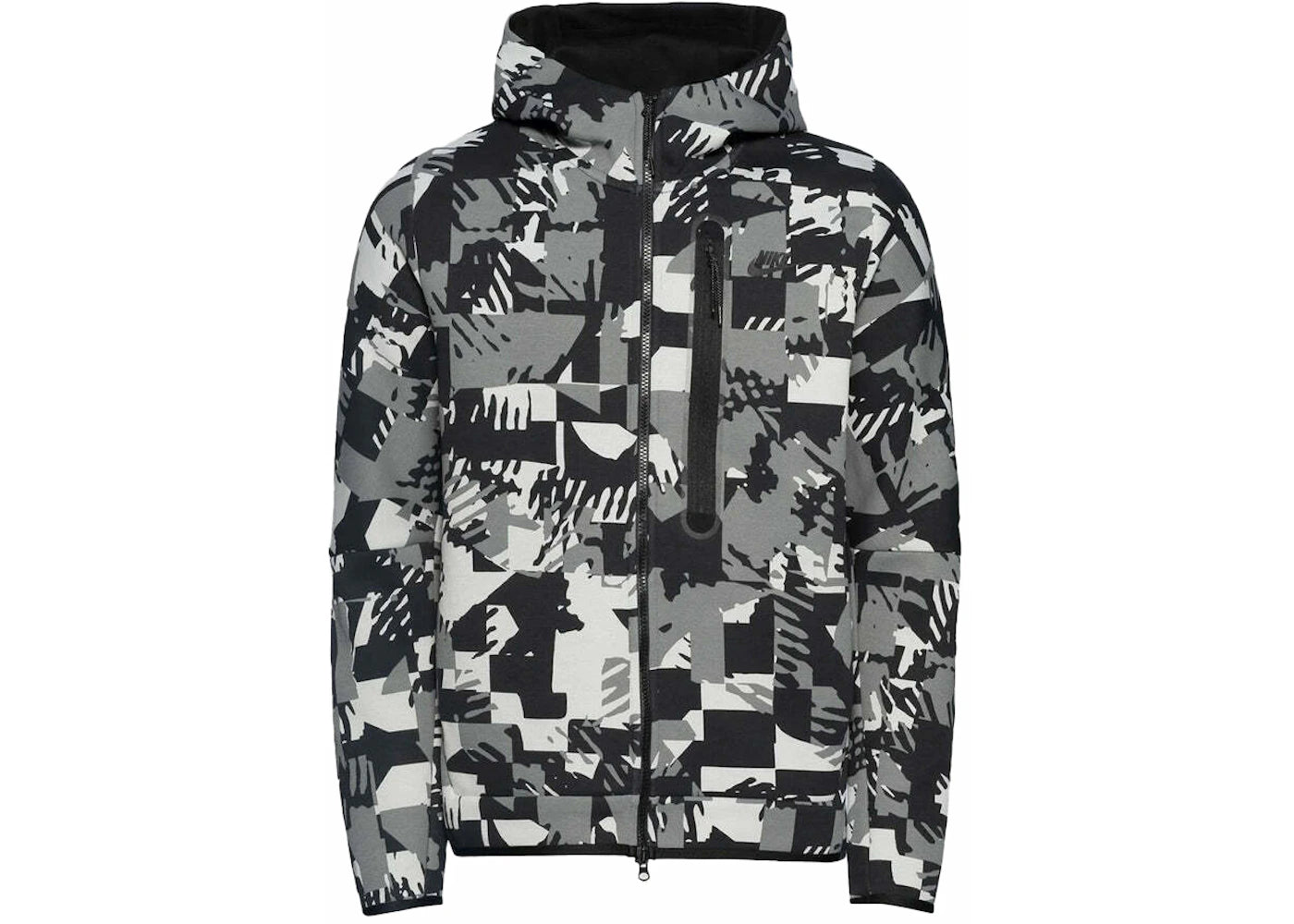 Nike Sportswear Tech Fleece Full-Zip Hoodie Light Smoke Grey/Black/Black