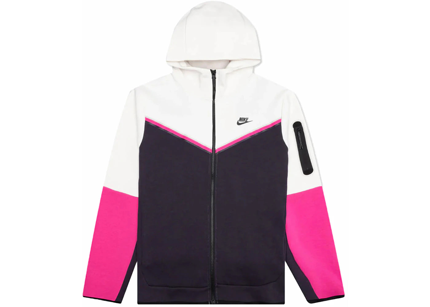 Nike Sportswear Tech Fleece Full-Zip Hoodie Phantom/Cave Purple/Active Pink