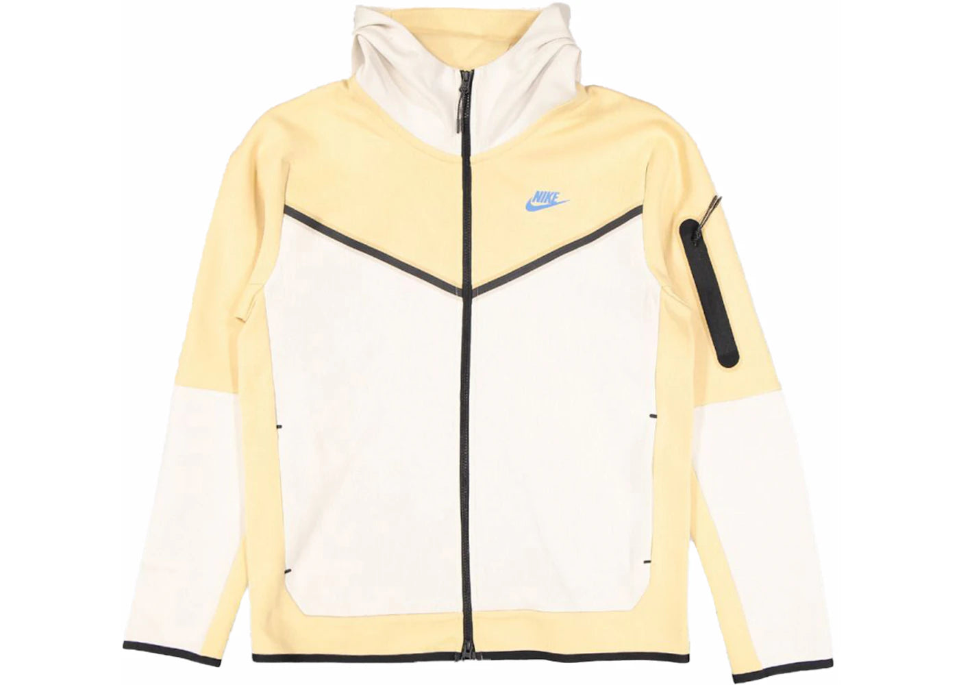 Nike Sportswear Tech Fleece Full-Zip Hoodie Sesame/Light Orewood Brown/Light Photo Blue
