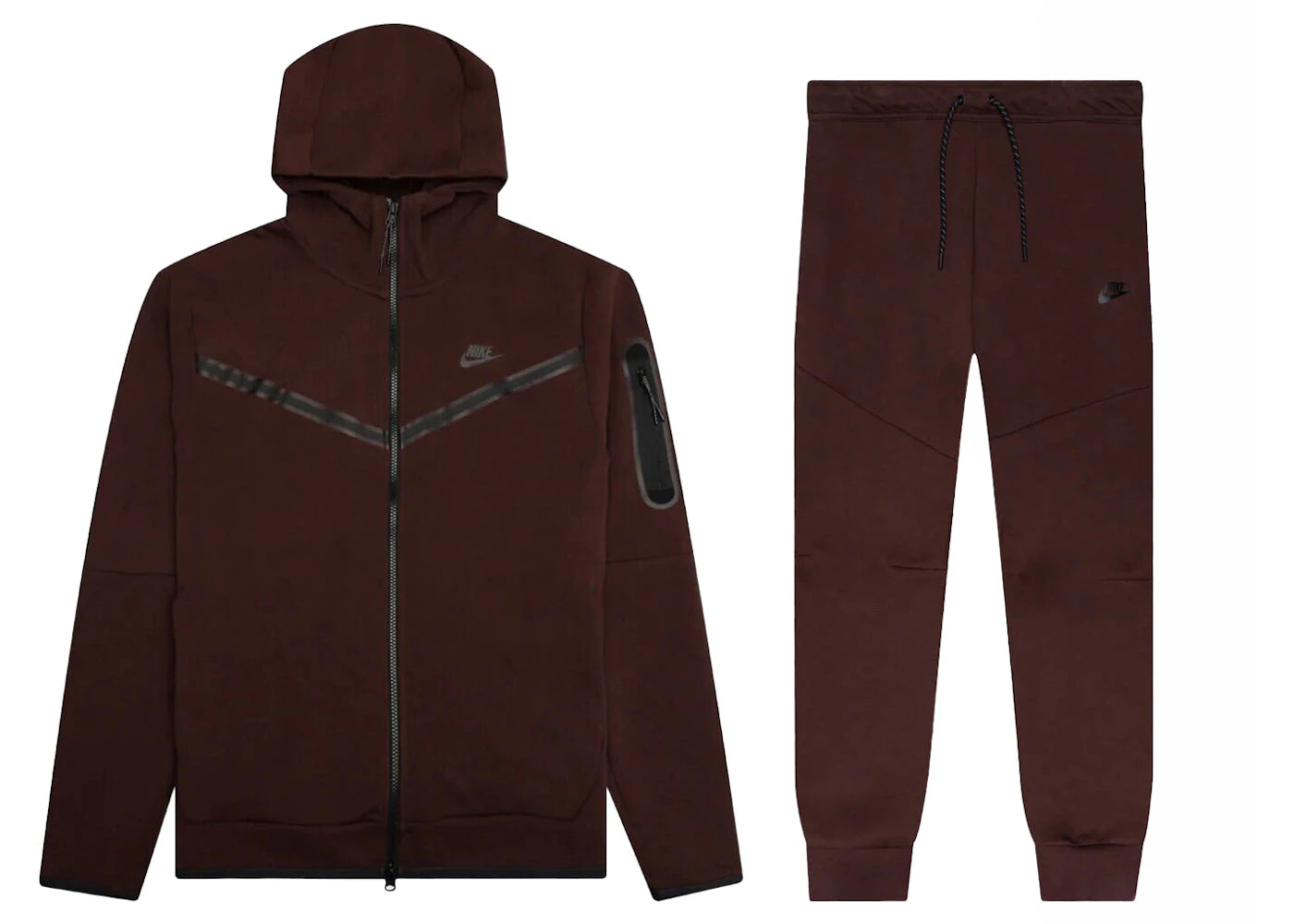 Nike Sportswear Tech Fleece Hoodie & Joggers Set Earth/Black