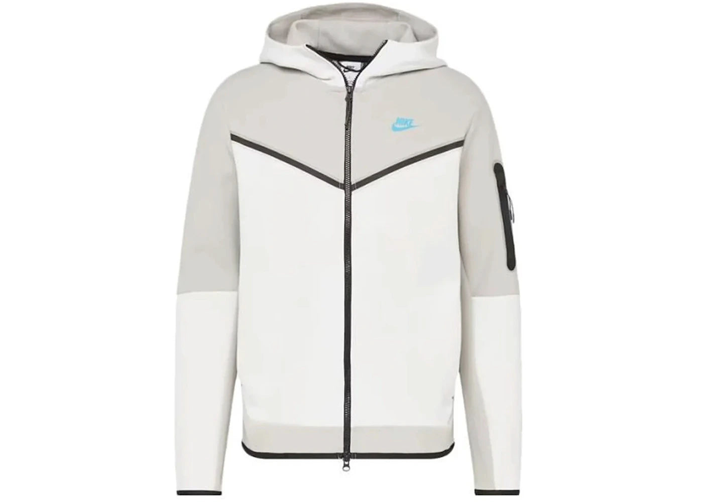Nike Sportswear Tech Fleece Hoodie Light Iron Ore/Summit White/Baltic Blue