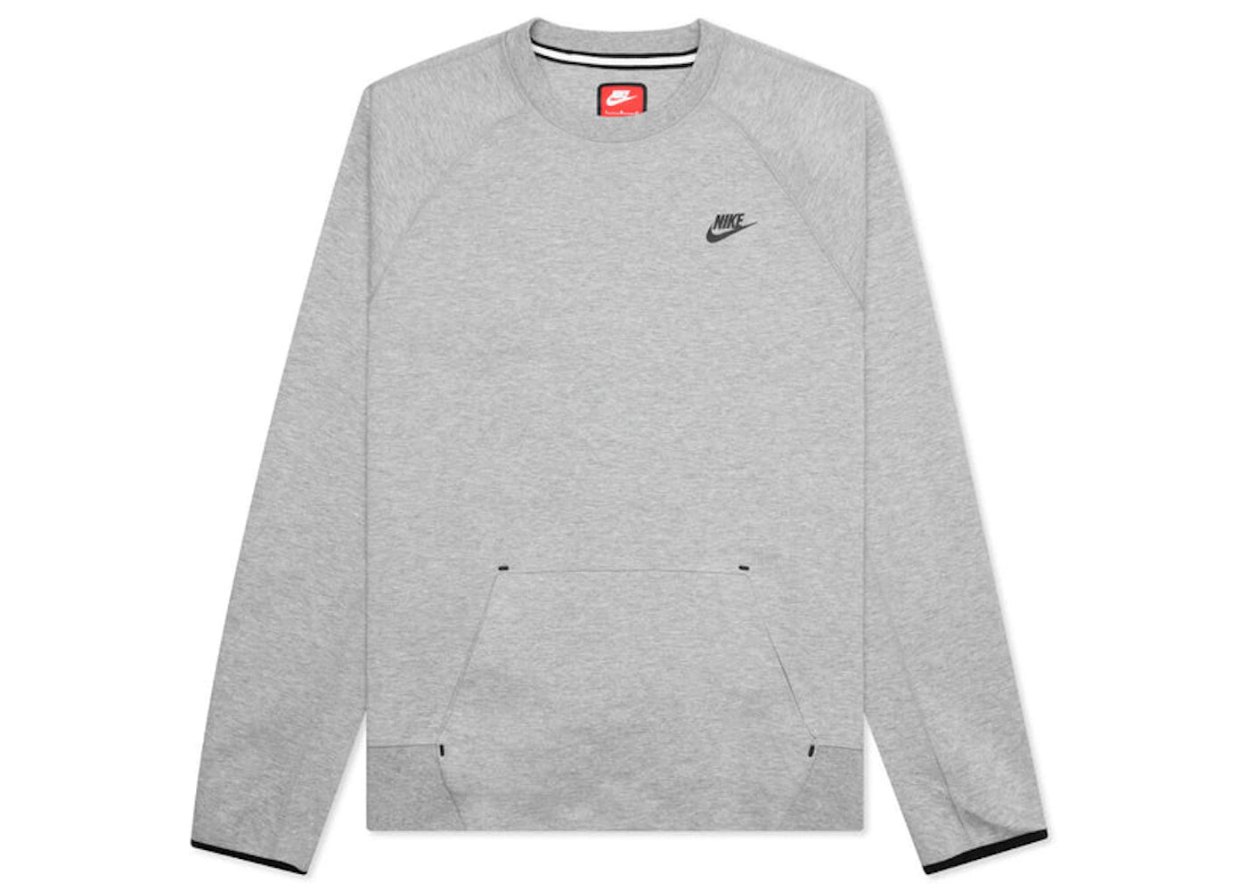 Nike Sportswear Tech Fleece OG Crewneck Sweatshirt Dark Grey Heather/Black