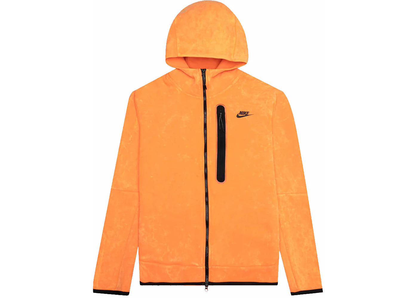 Nike Sportswear Tech Fleece Washed Hoodie Orange Frost