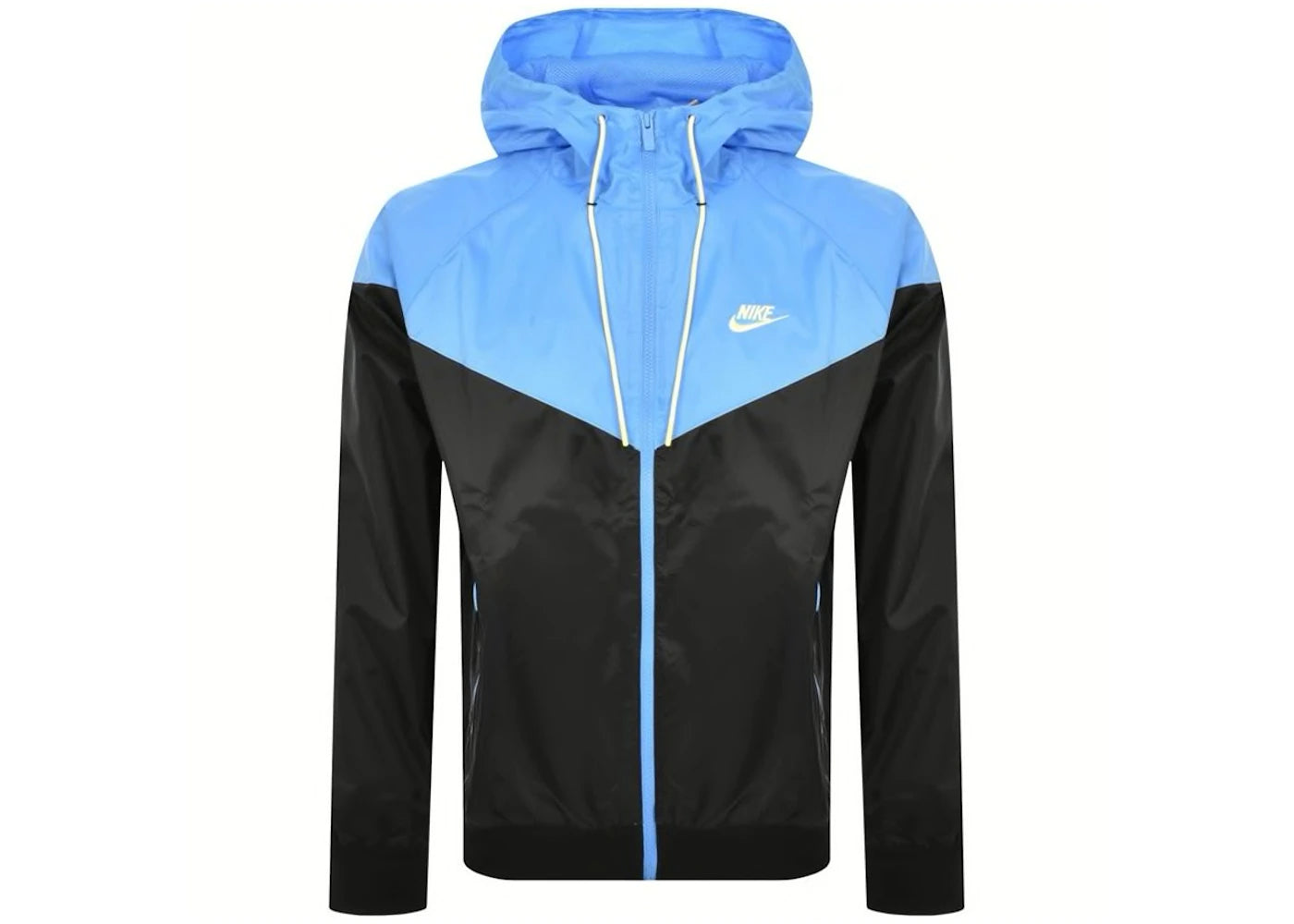 Nike Sportswear Windrunner Hooded Jacket Black/University Blue/Citron Tint