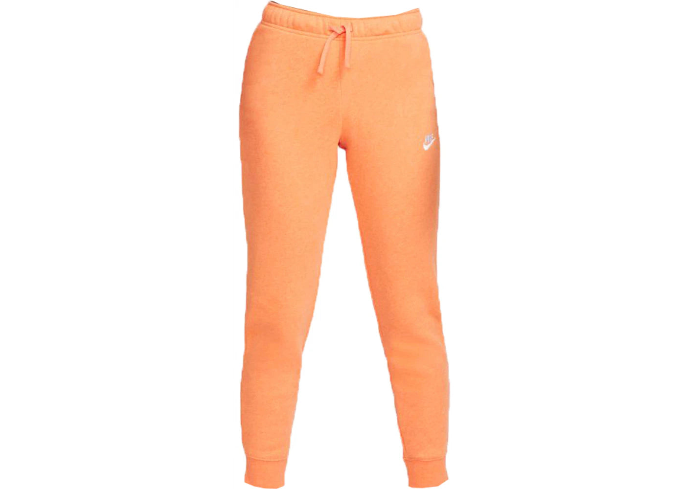 Nike Sportswear Women's Club Fleece Jogger Pants Orange Trance/Htr/White