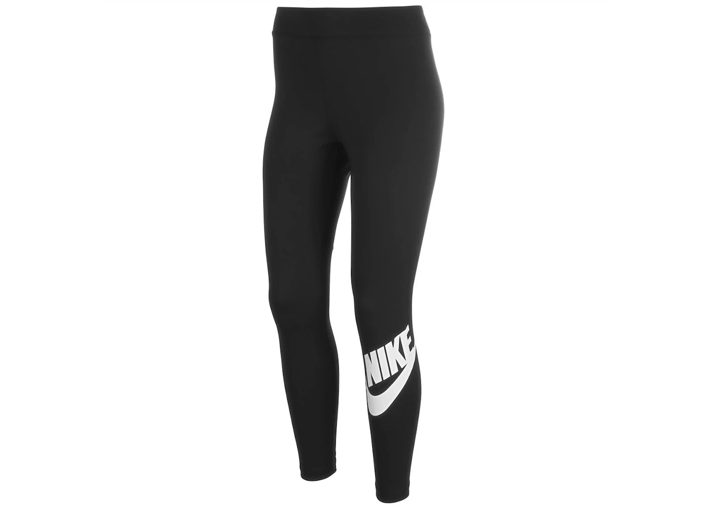 Nike Sportswear Women's Essential High-Waisted Logo Leggings Black/White