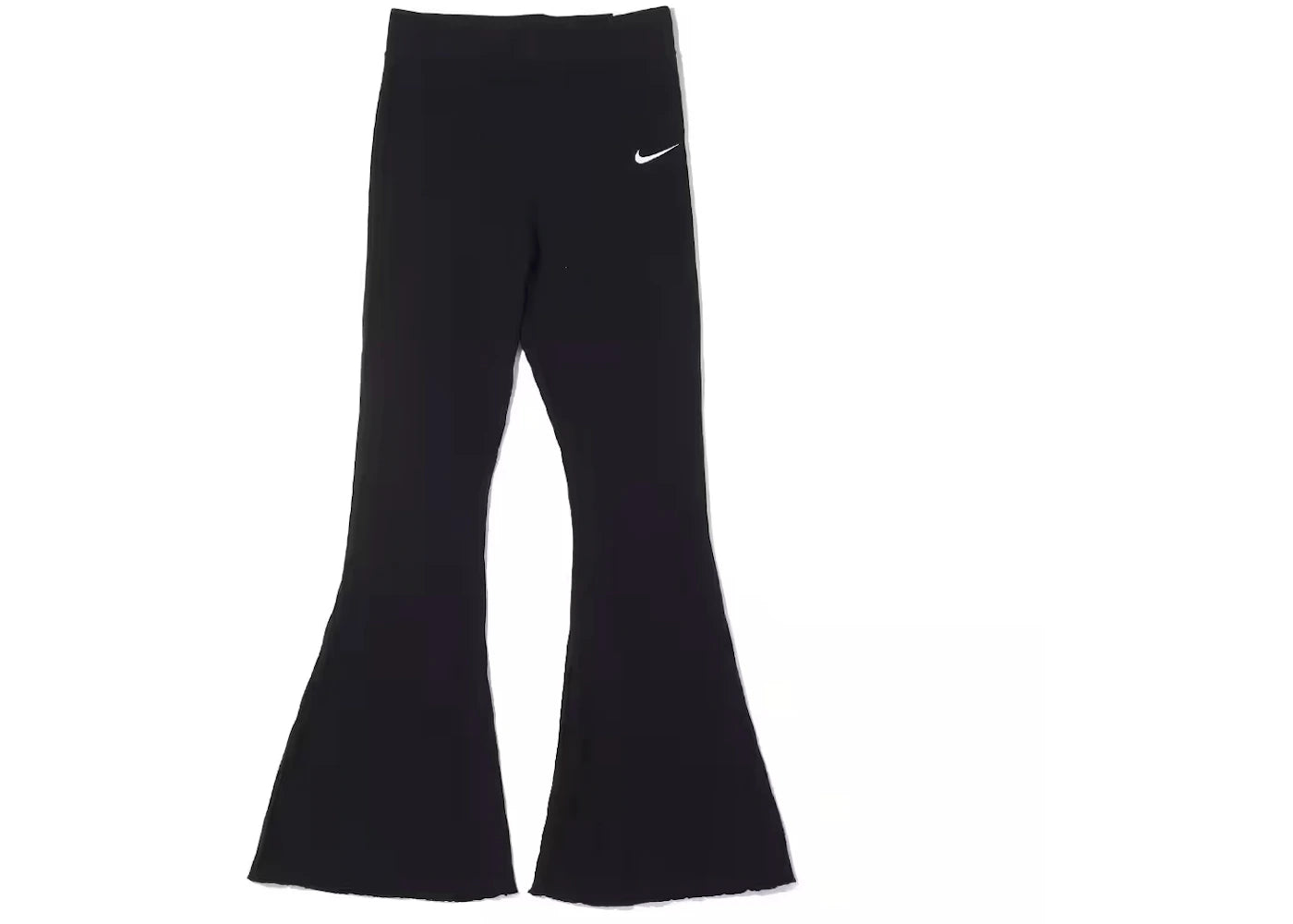 Nike Sportswear Womens High Waist Ribbed Jersey Pants (Asia Sizing) Black