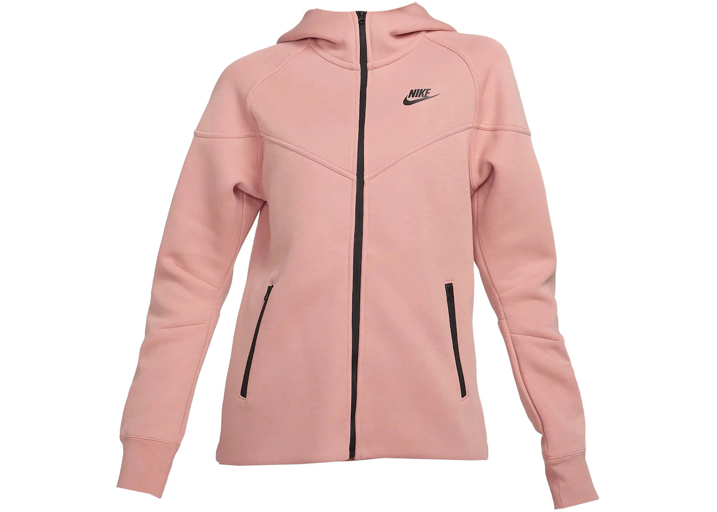 Nike Sportswear Women's Tech Fleece Windrunner Full-Zip Hoodie Red Stardust/Black