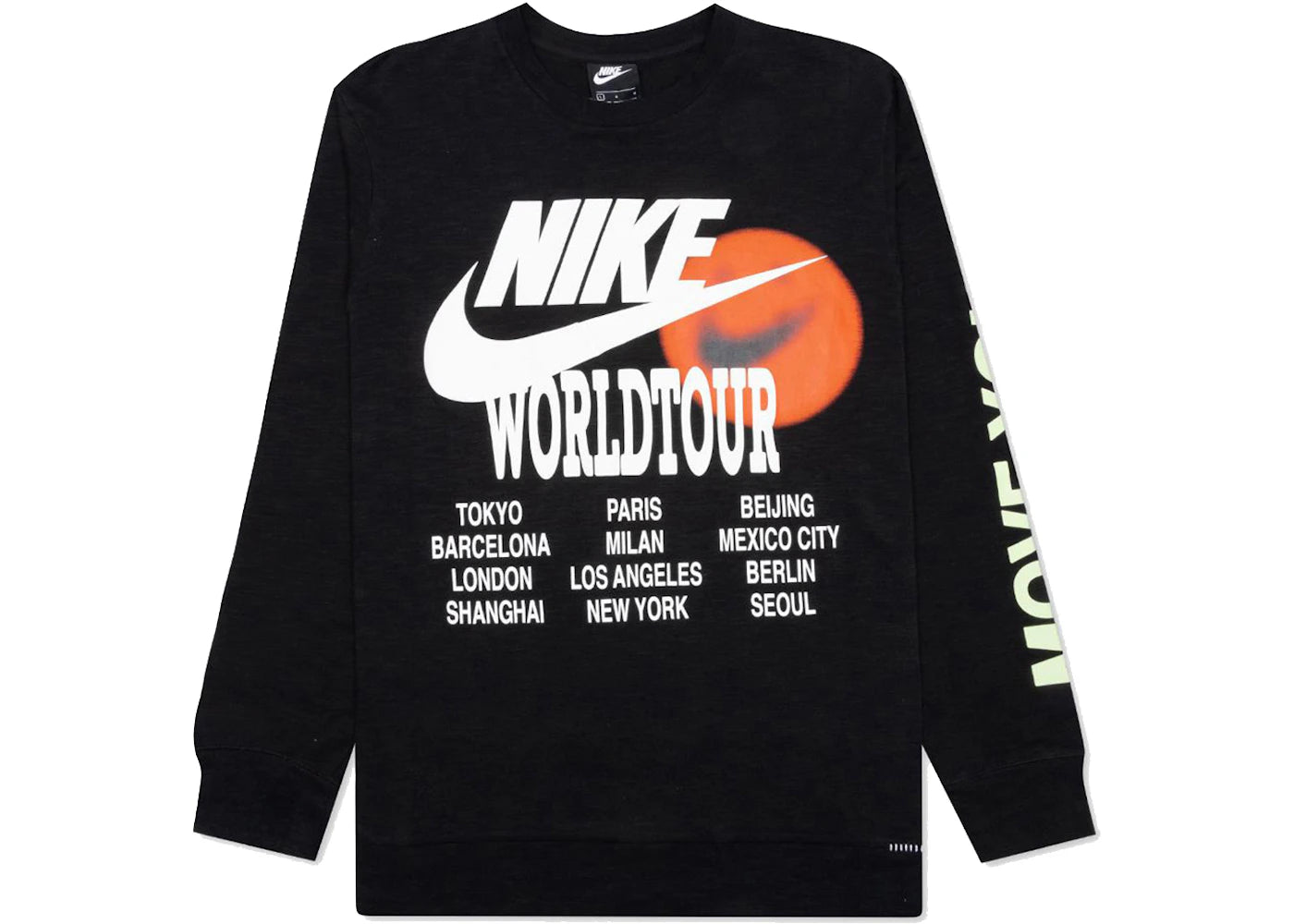 Nike Sportswear World Tour Long Sleeve Tee Black
