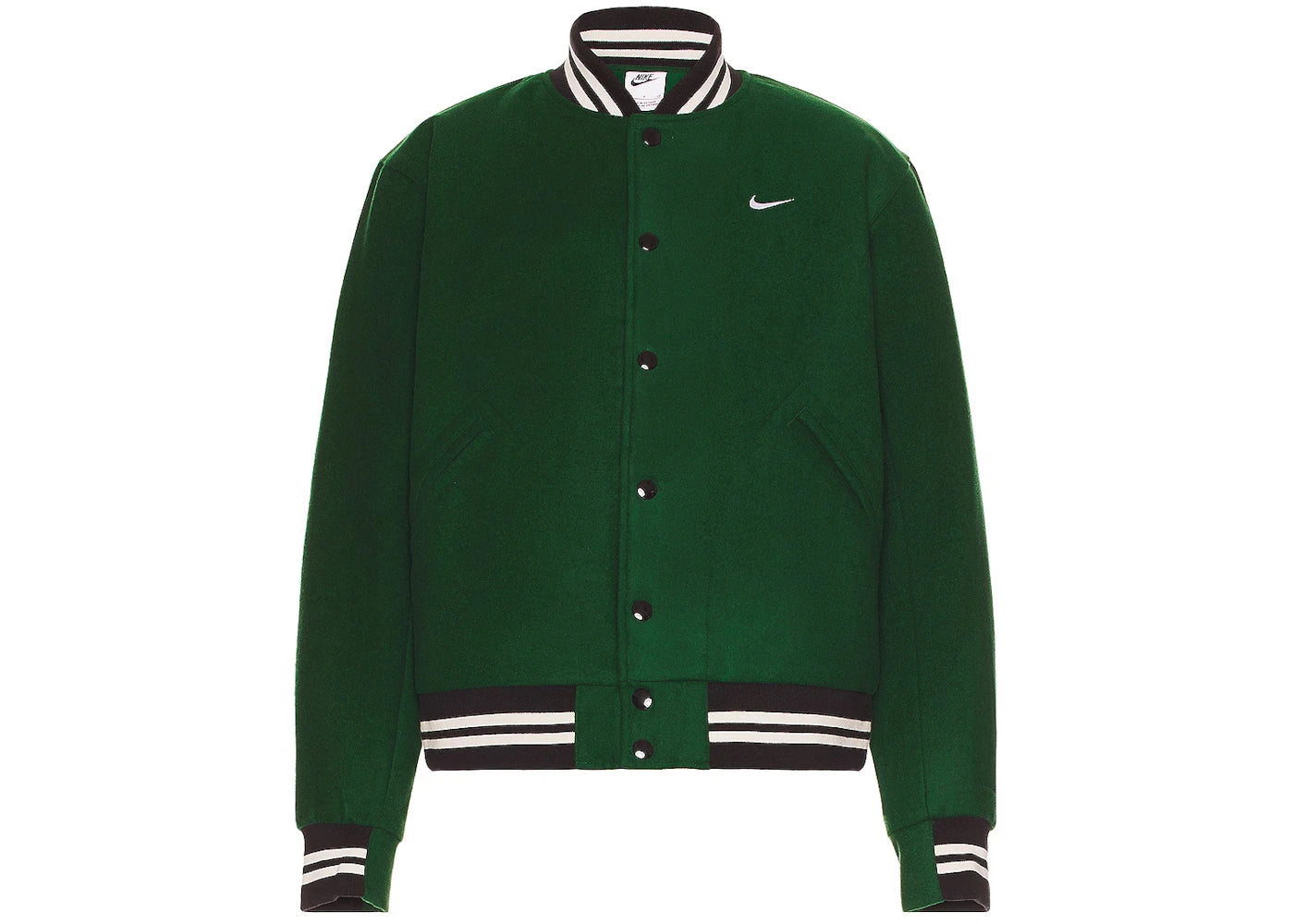 Nike Sportwear Authentics Varsity Jacket Gorge Green/White
