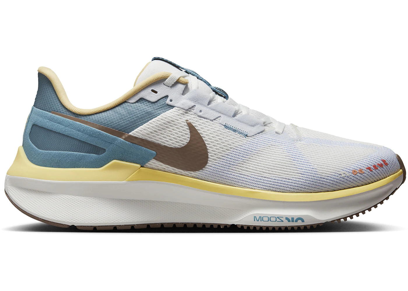 Nike Structure 25 Summit White Soft Yellow Mink Brown