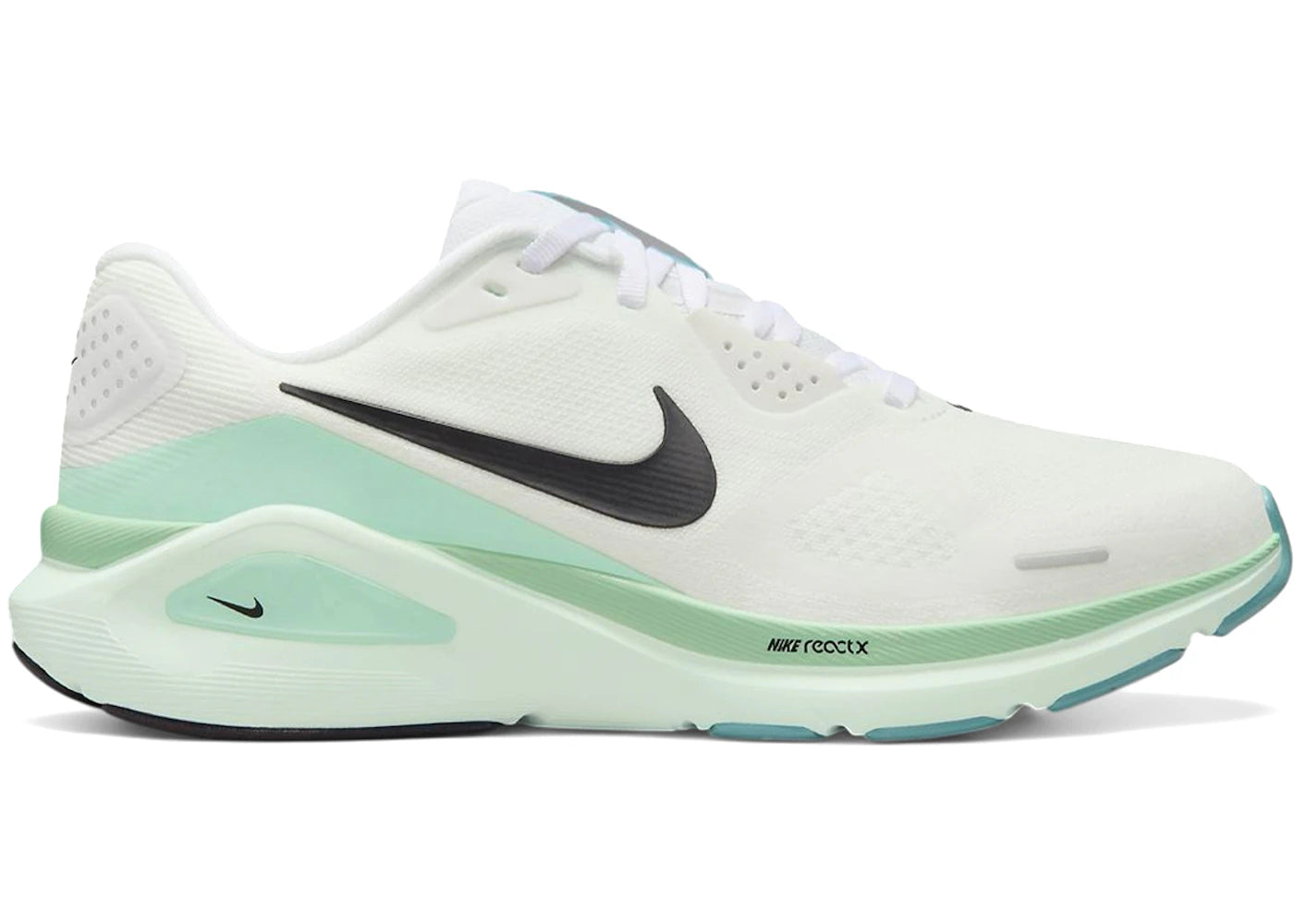 Nike Structure 26 White Black Barely Green (Women's)