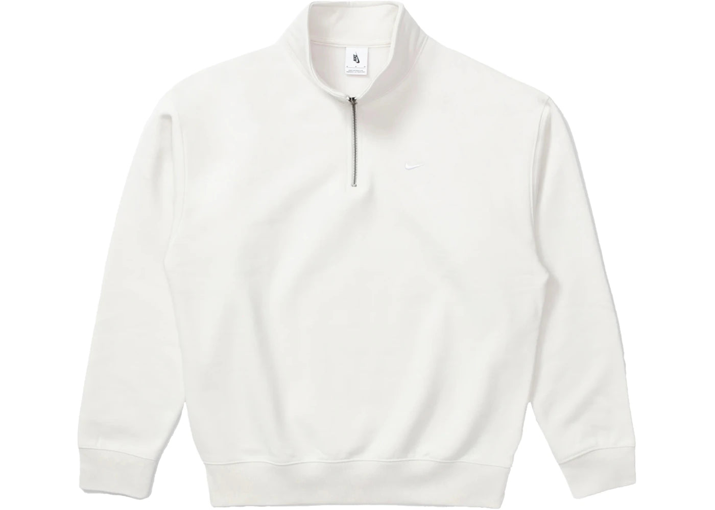Nike Swoosh Quarter Zip Top Jacket White