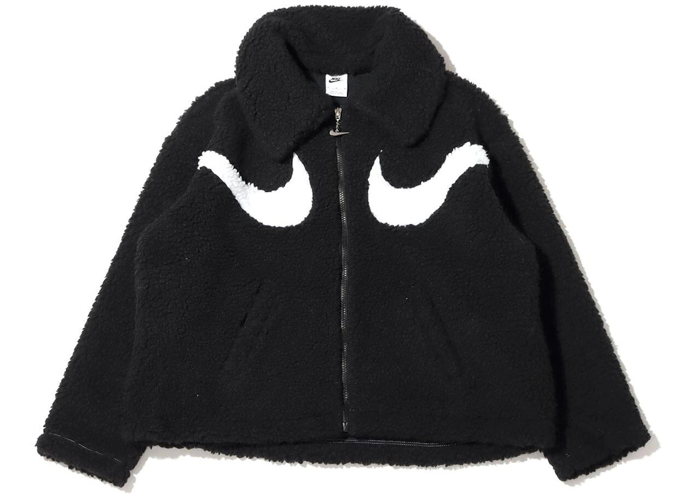 Nike Swoosh Womens Full-Zip Jacket (Asia Sizing) Black/White