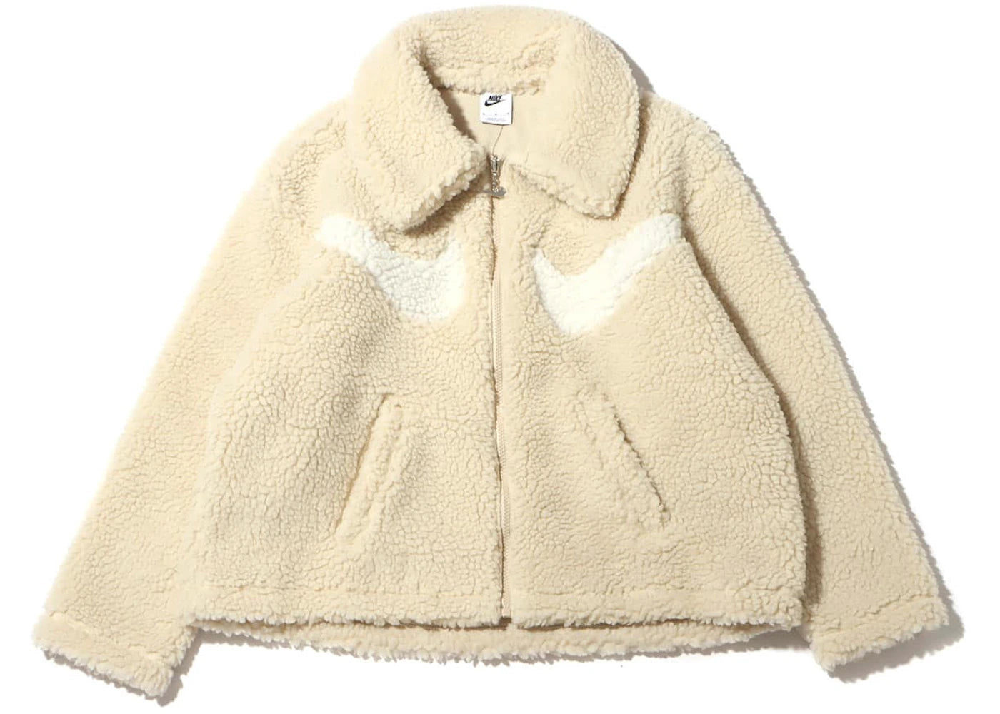 Nike Swoosh Womens Full-Zip Jacket (Asia Sizing) Rattan/Sail