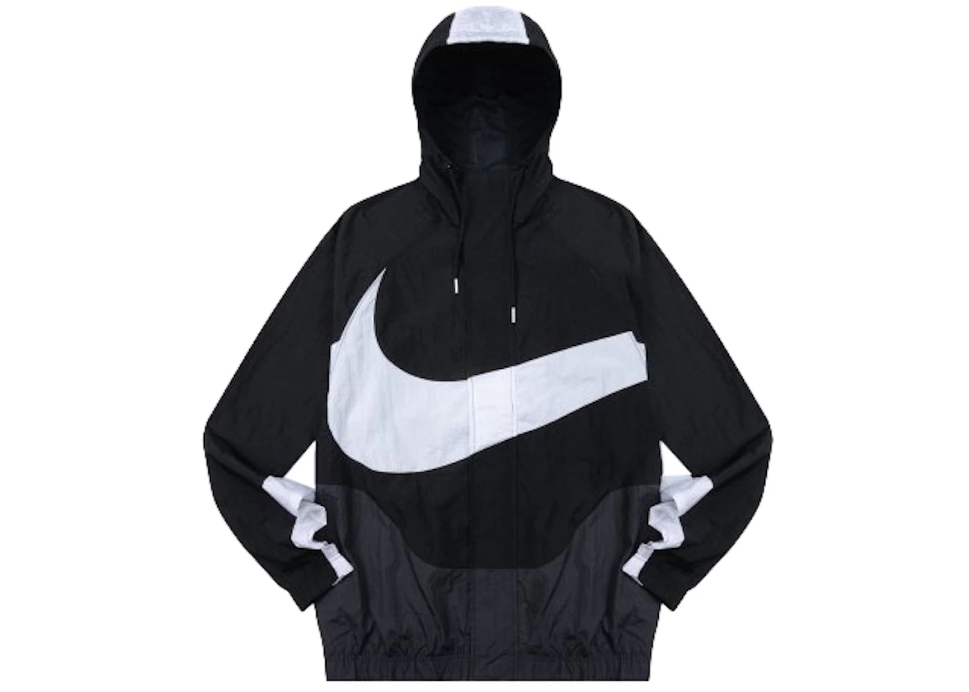 Nike Swoosh Woven Lined Jacket Black/White