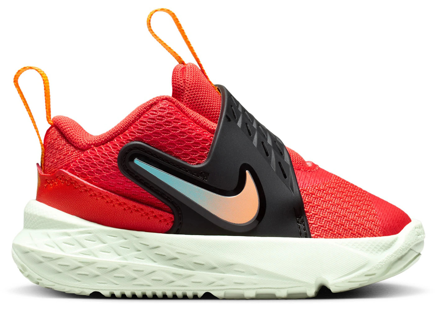Nike Team Hustle D 12 Picante Red Dusty Cactus Volt Tint Orange Peel (TD)
