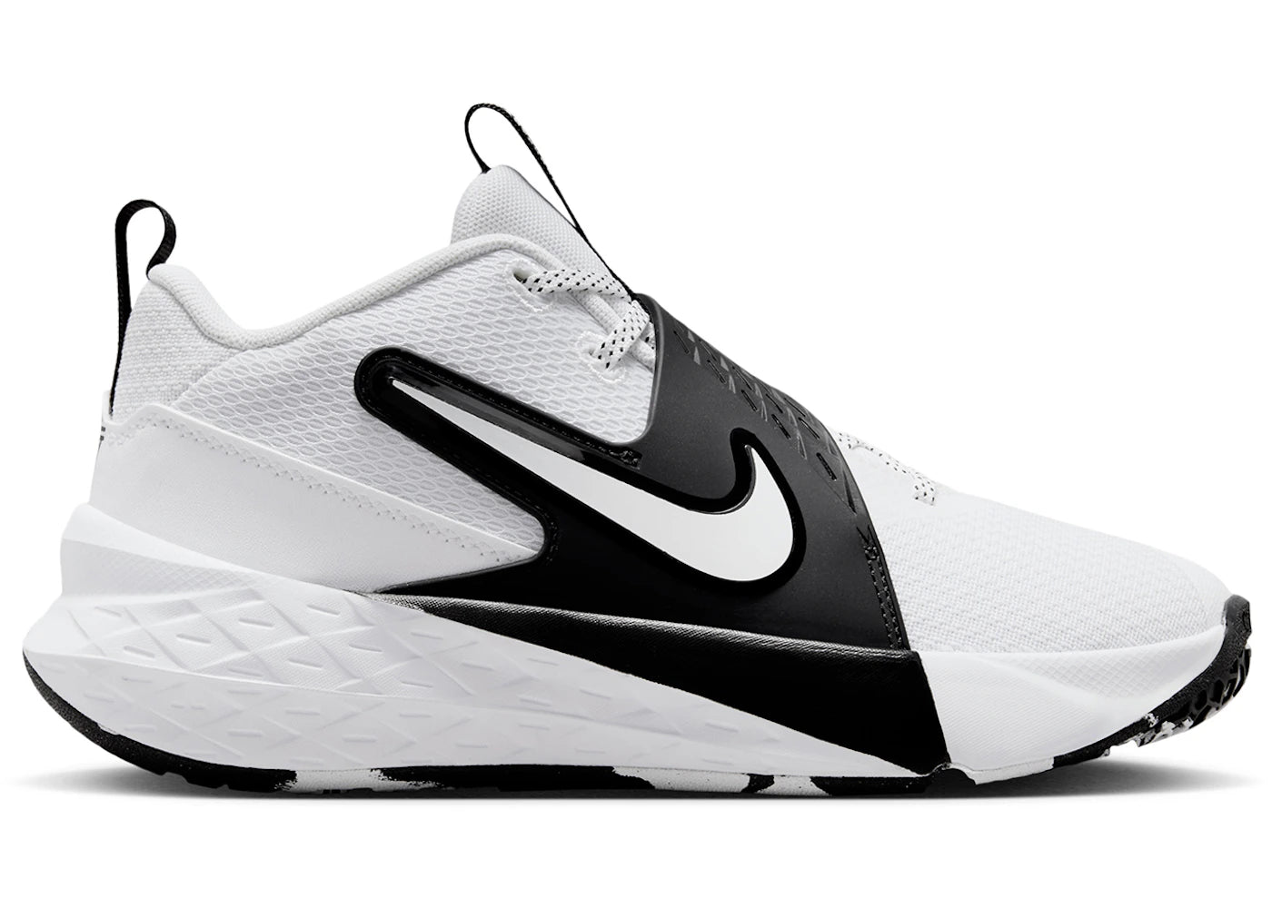 Nike Team Hustle D 12 White Black (GS)