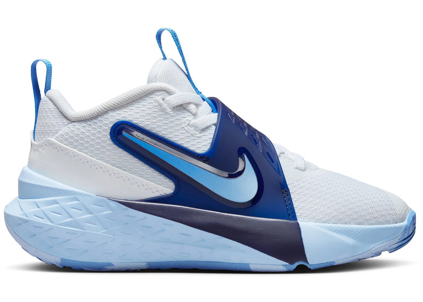 Nike Team Hustle D 12 White Psychic Blue Midnight Navy University Blue (PS)