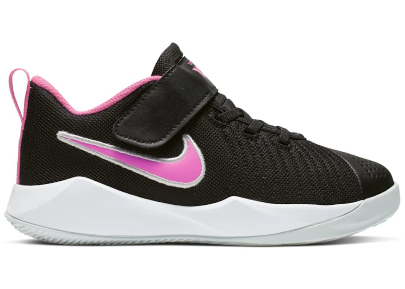 Nike Team Hustle Quick 9 Black Pink Blast (PS)