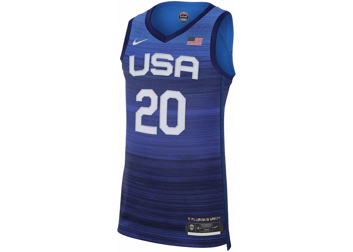 Nike Team USA 2020 Road Vaporknit Authentic Jersey Blue