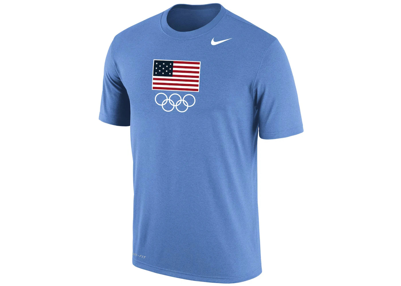 Nike Team USA Olympic Team Performance T-shirt Light Blue