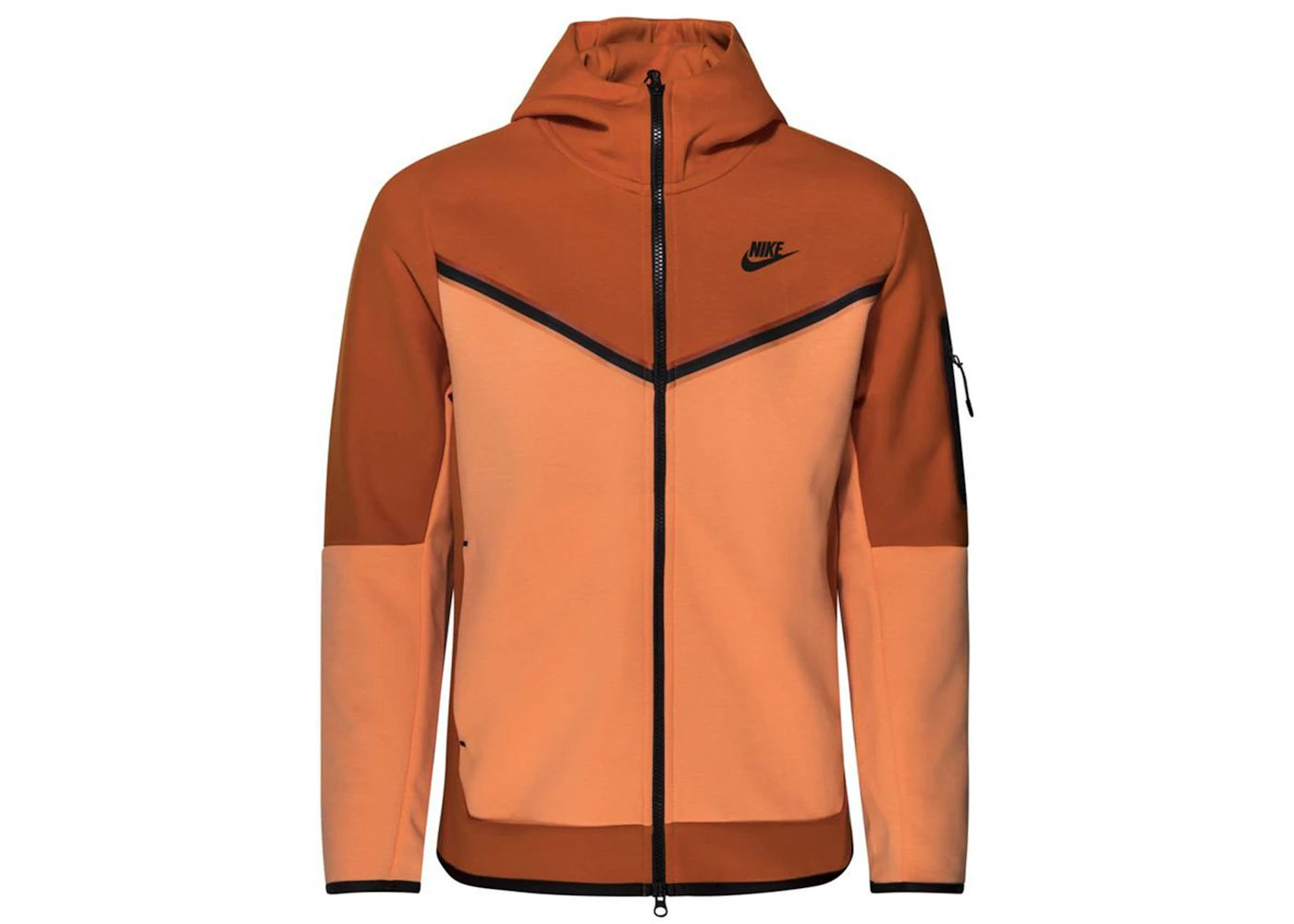Nike Sportswear Tech Fleece Full-Zip Hoodie Campfire Orange/Orange Frost/Black