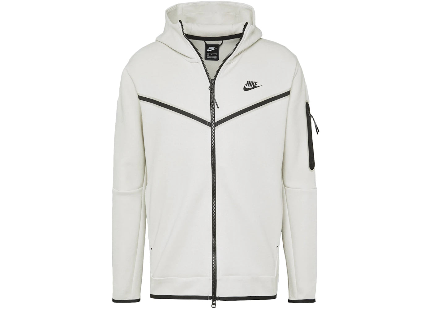 Nike Sportswear Tech Fleece Full-Zip Hoodie Light Bone/Black
