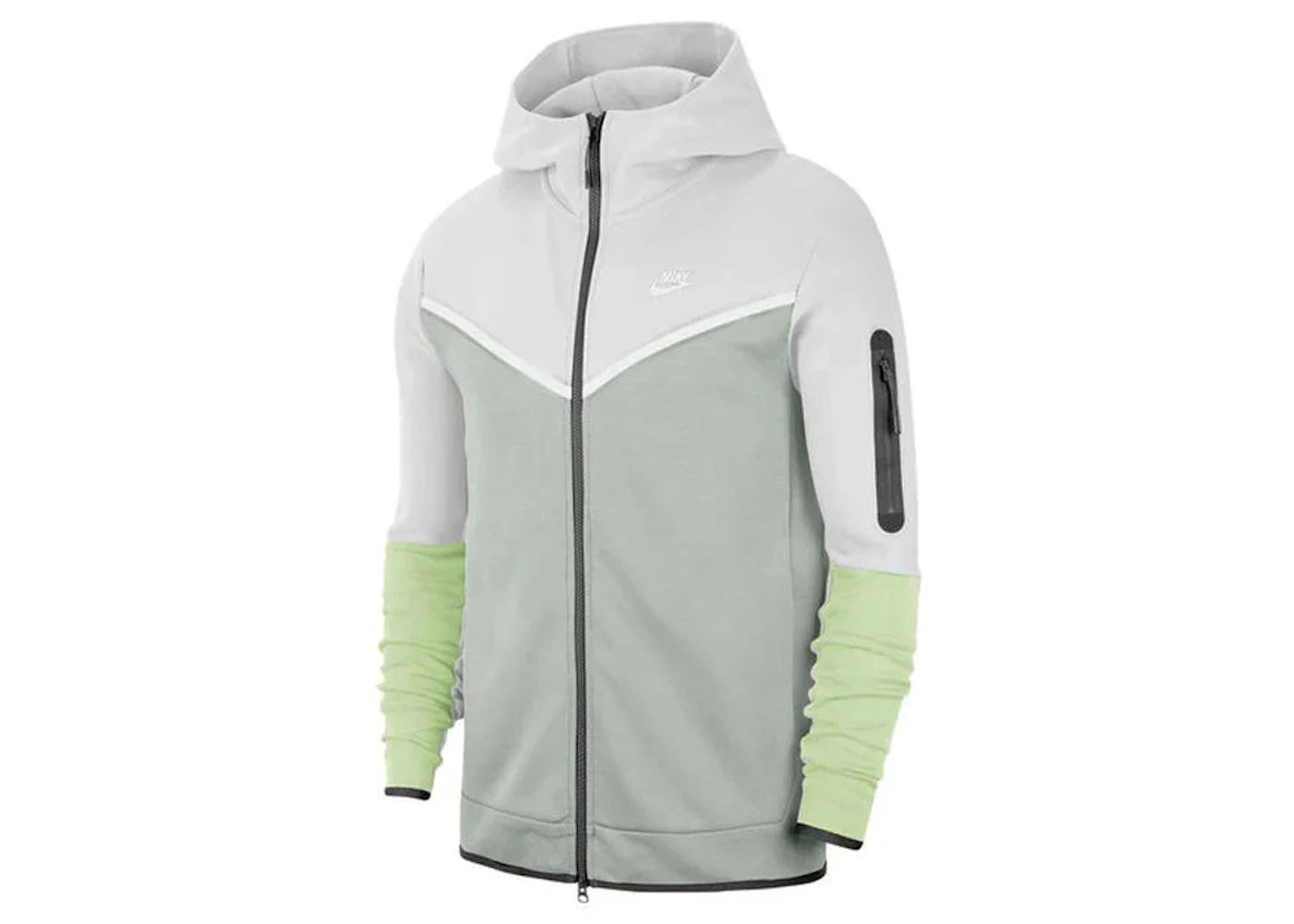 Nike Sportswear Tech Fleece Full-Zip Hoodie Light Silver Dusty Sage