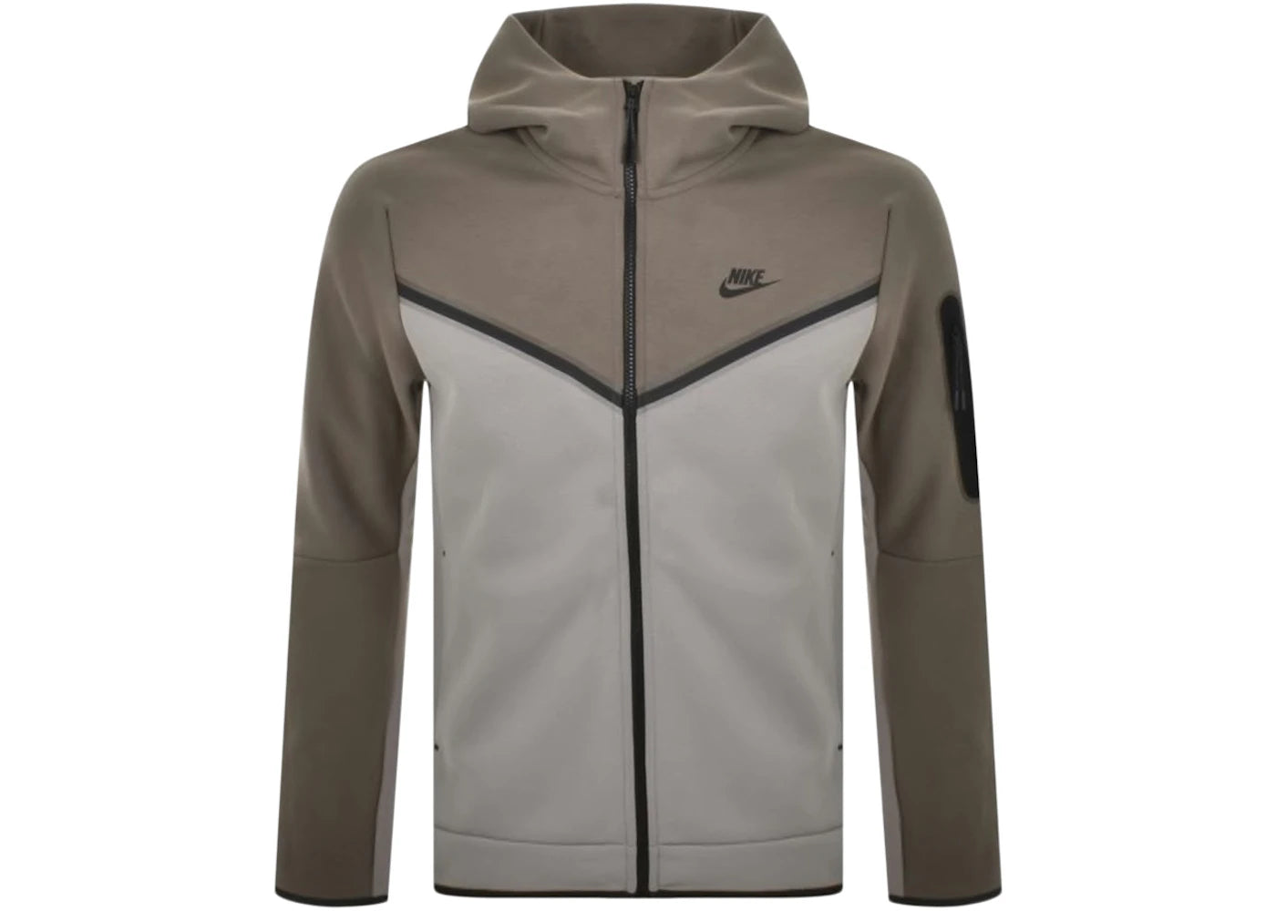 Nike Sportswear Tech Fleece Full-Zip Hoodie Olive Grey/Enigma Stone/Black