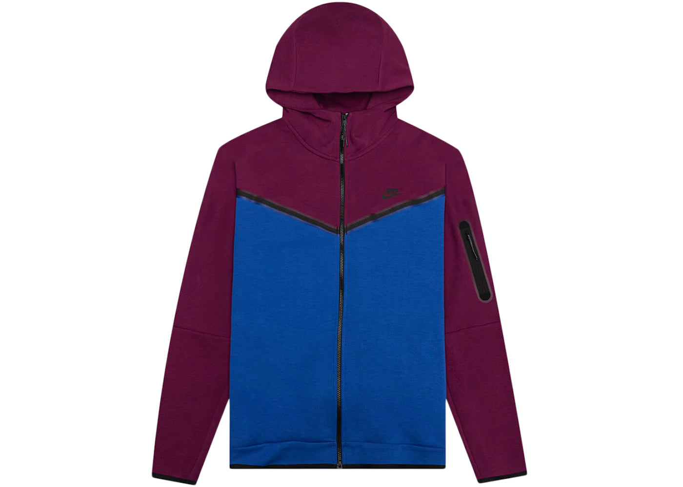 Nike Sportswear Tech Fleece Full-Zip Hoodie Sangria/Game Royal