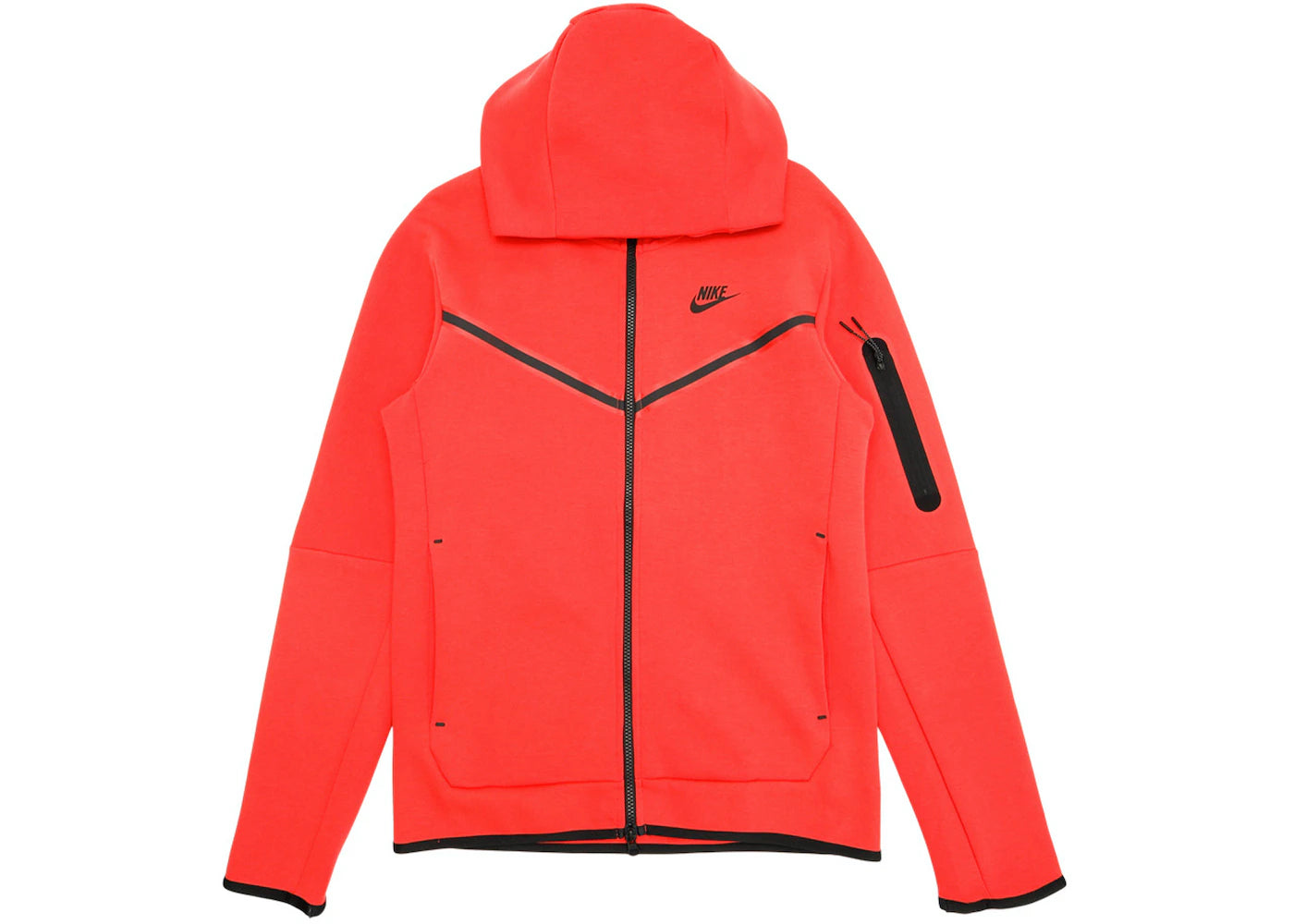 Nike Sportswear Tech Fleece Full-Zip Hoodie Lobster Red/Black