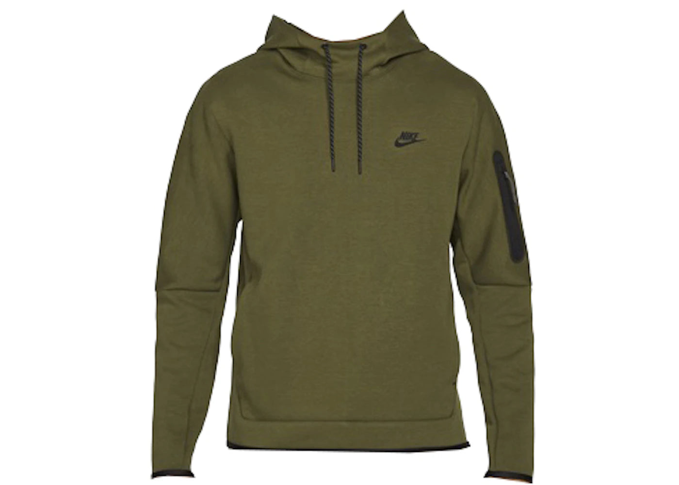 Nike Sportswear Tech Fleece Pullover Hoodie Olive/Black