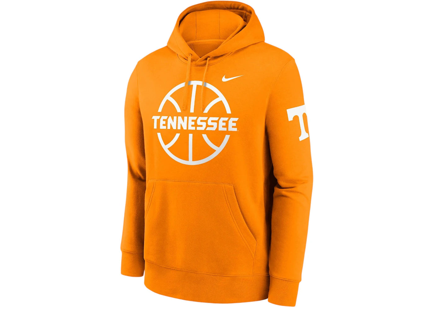 Nike Tennessee Volunteers Club Basketball Icon College Pullover Hoodie Bright Ceramic