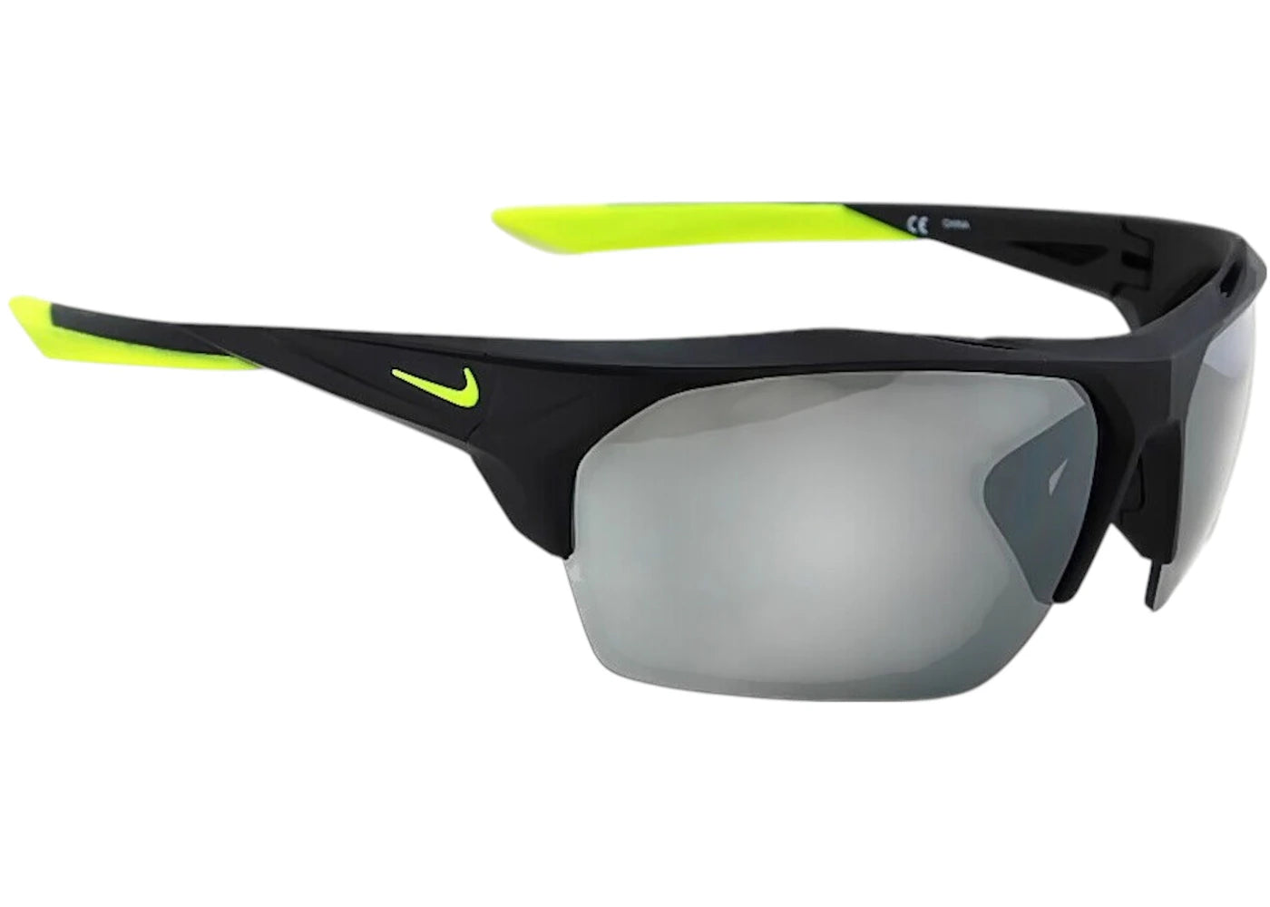Nike Terminus Wrap Sunglasses Matte Black Grey Silver Flash (TERMINUS-EV1030-070)
