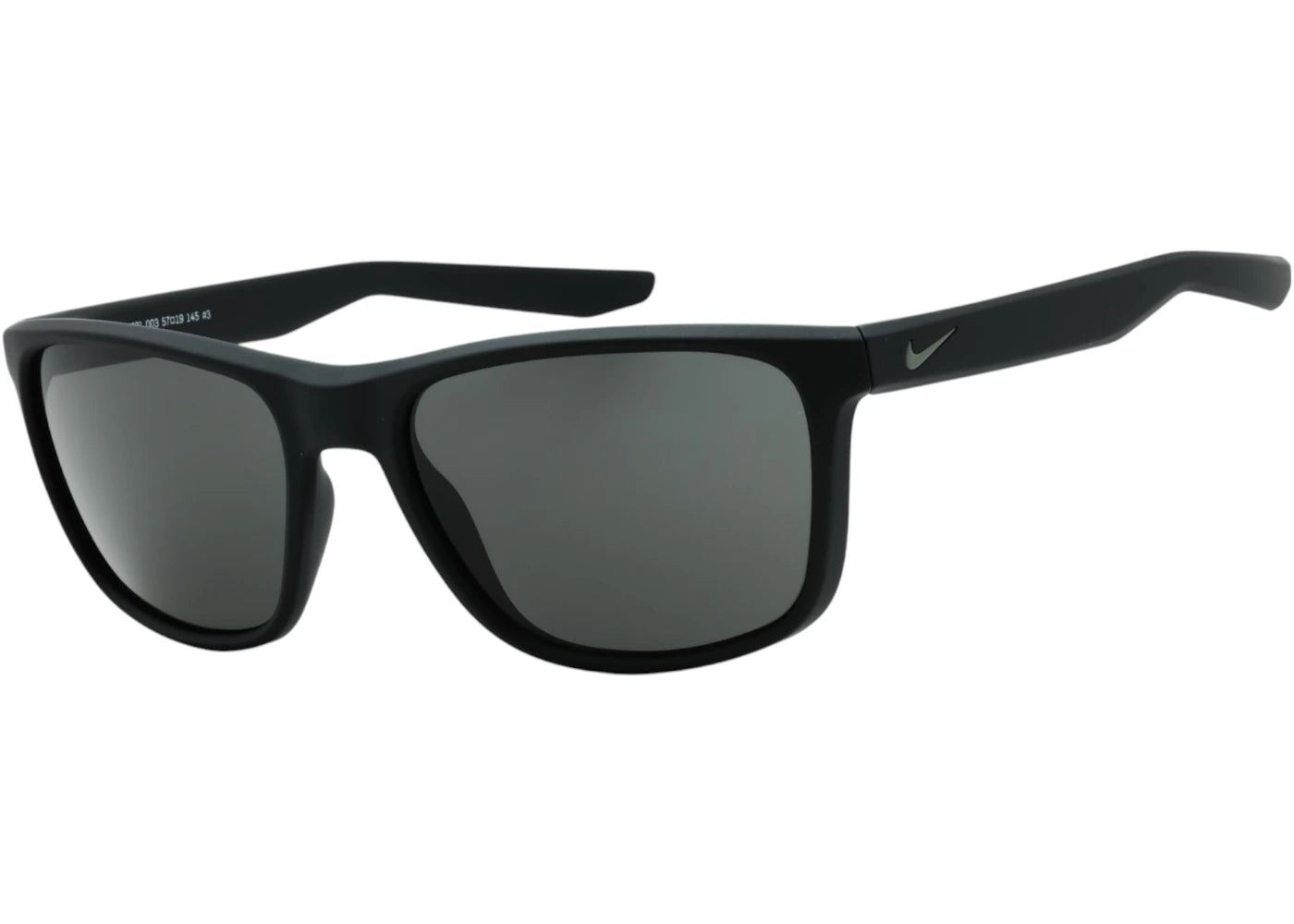 Nike Unrest Rectangular Sunglasses Black Grey (UNREST-EV0921-003-57)