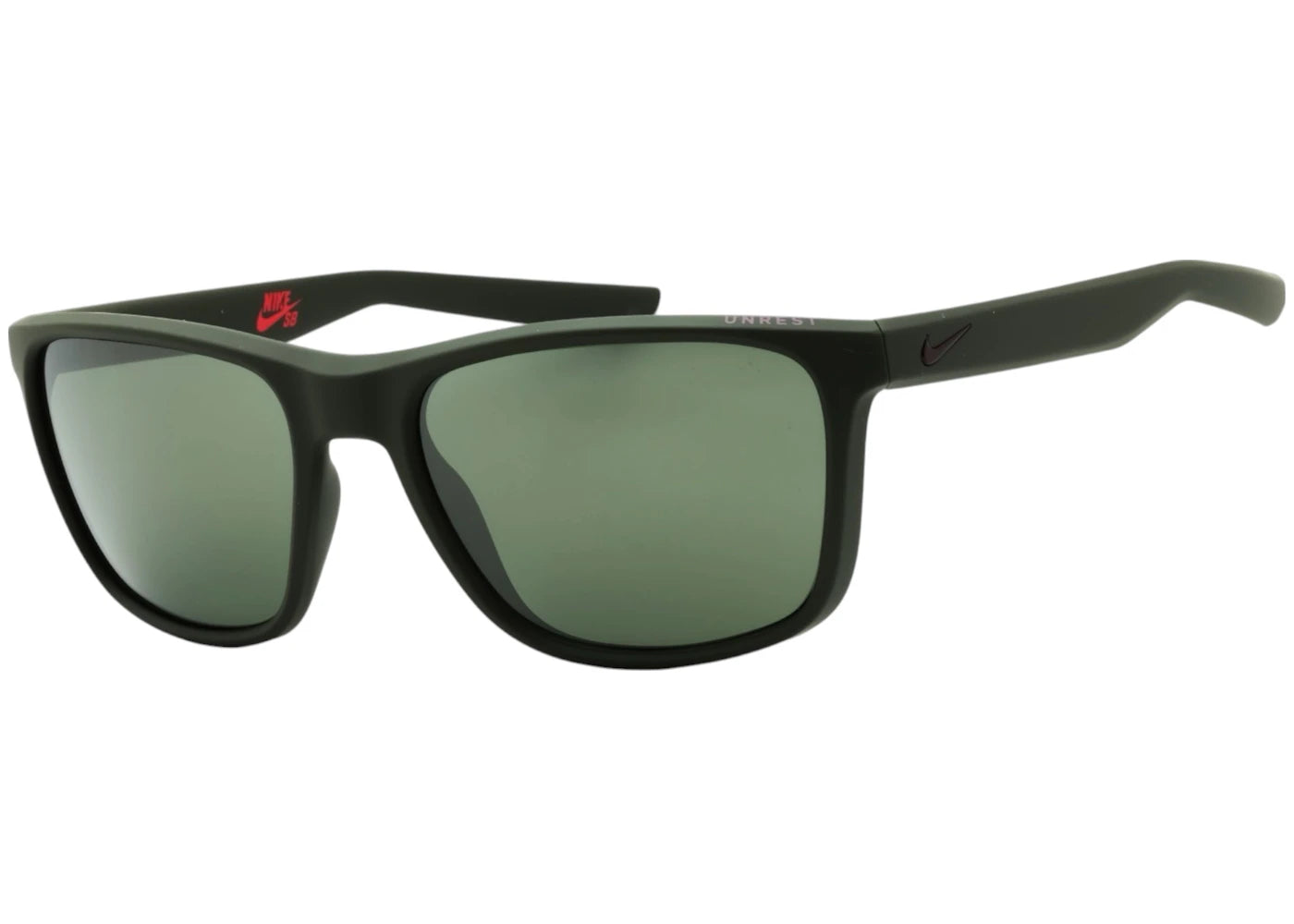 Nike Unrest Rectangular Sunglasses Khaki Green (UNREST-EV0921-300-57)