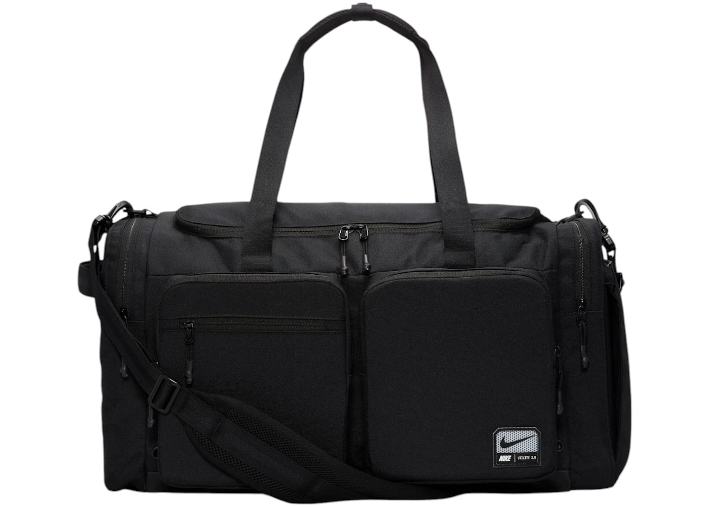 Nike Utility Power 2.0 Duffel Medium 51L Bag Black/Black/White