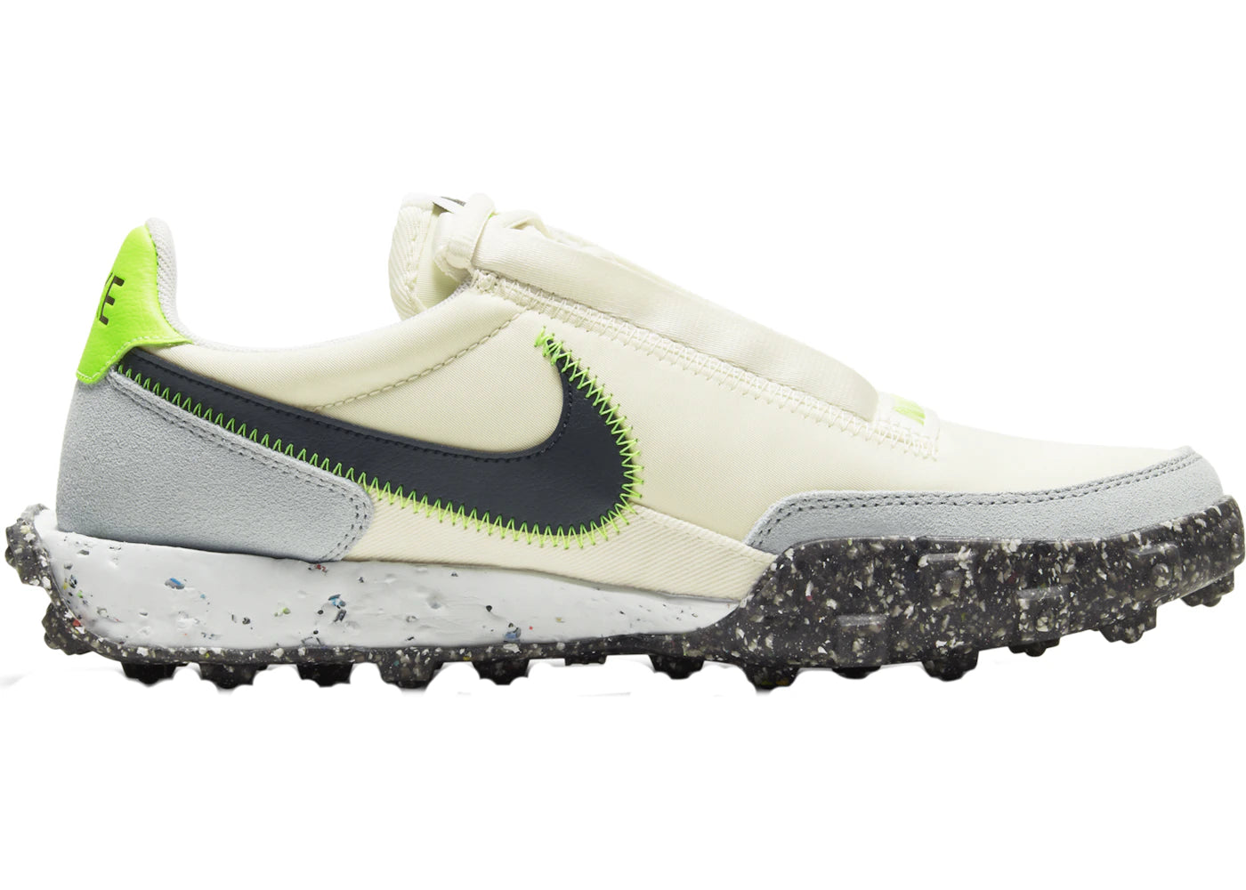 Nike Waffle Racer Crater Pale Ivory Electric Green (Women's)